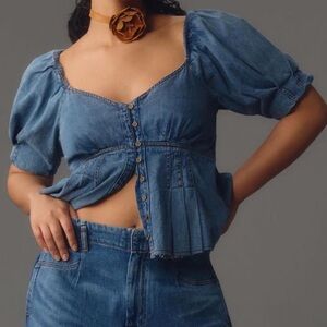 Anthropologie Babydoll Top